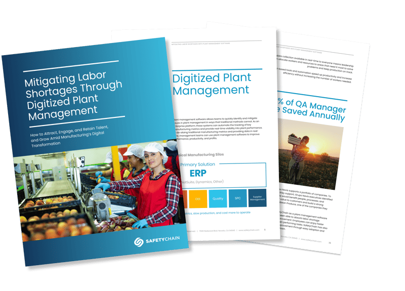 SafetyChain Guide Mitigating Labor Shortages Through Digitized Plant